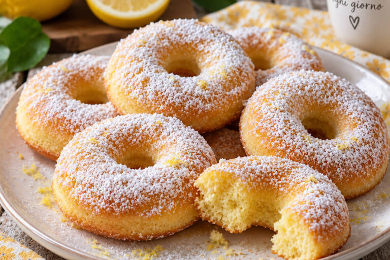 Ciambelle al limone Bimby