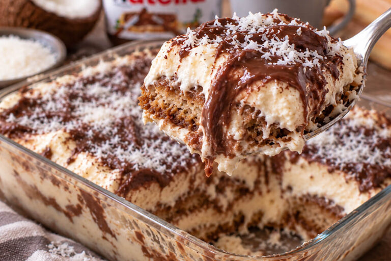 Tiramisù cocco e nutella Bimby