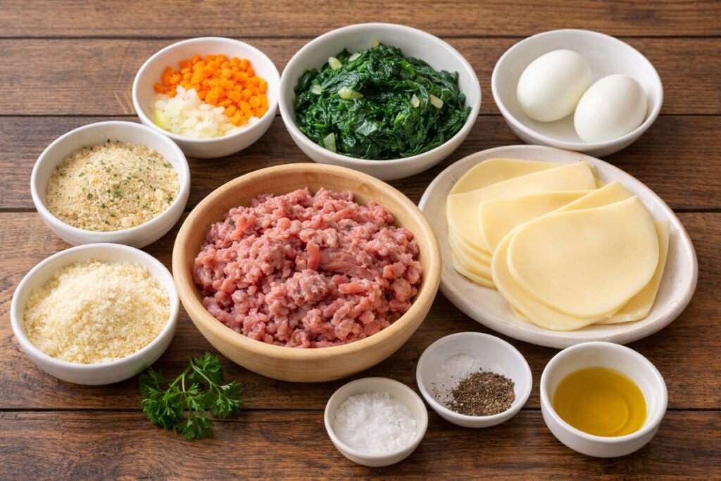 Polpettone con il Bimby, ingredienti