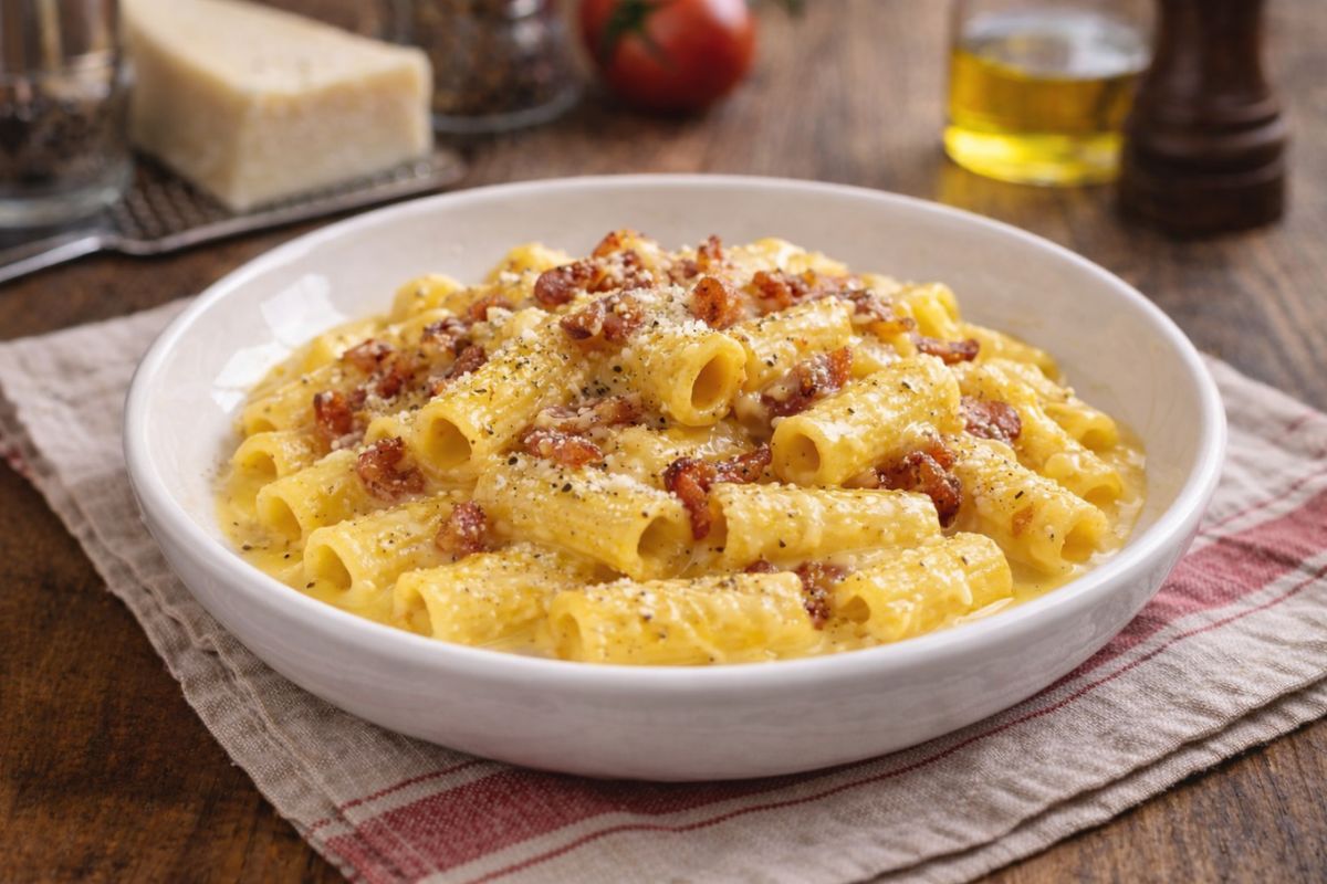 La carbonara come a Roma, ma fatta con il Bimby: carbocrema top