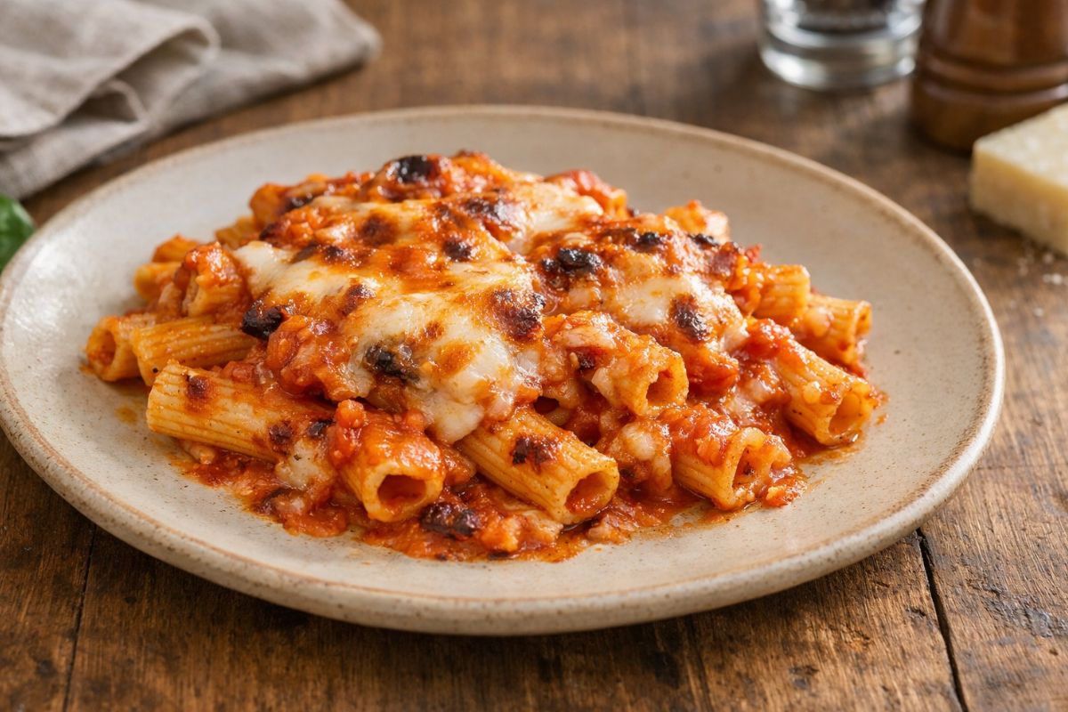 pasta al forno con il Bimby È velocissima, ed è il comfort food da fare con il Bimby: la pasta al forno (livello super facile)