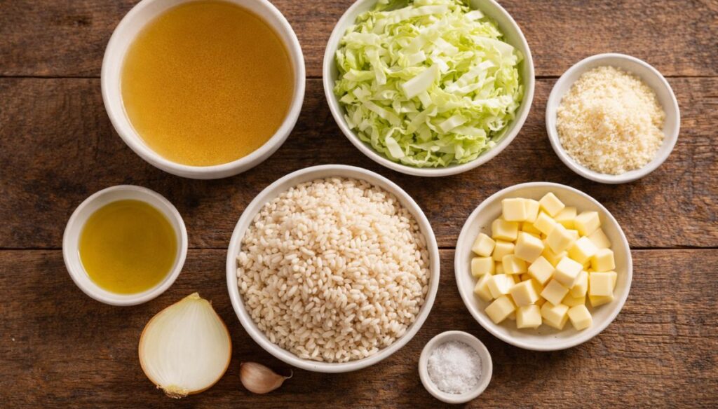 riso con la verza con il Bimby, ingredienti