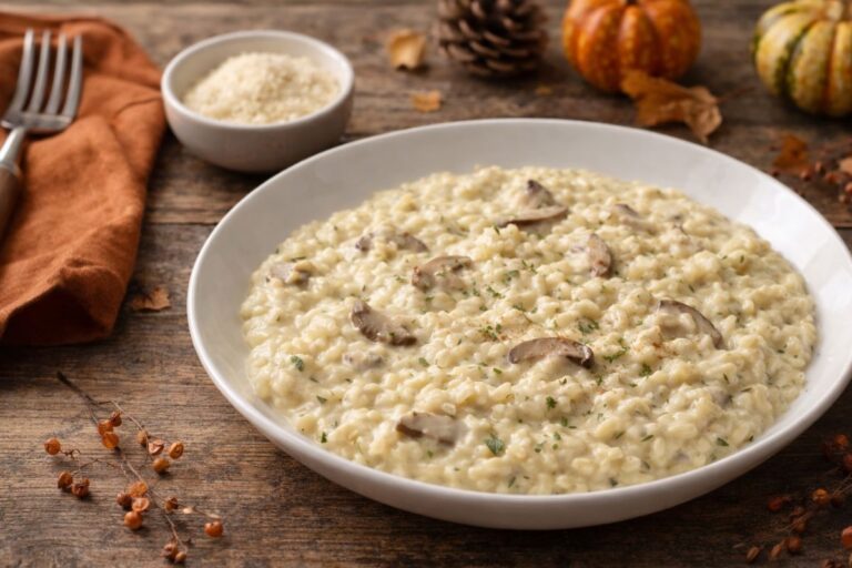 risotto con i funghi con il Bimby
