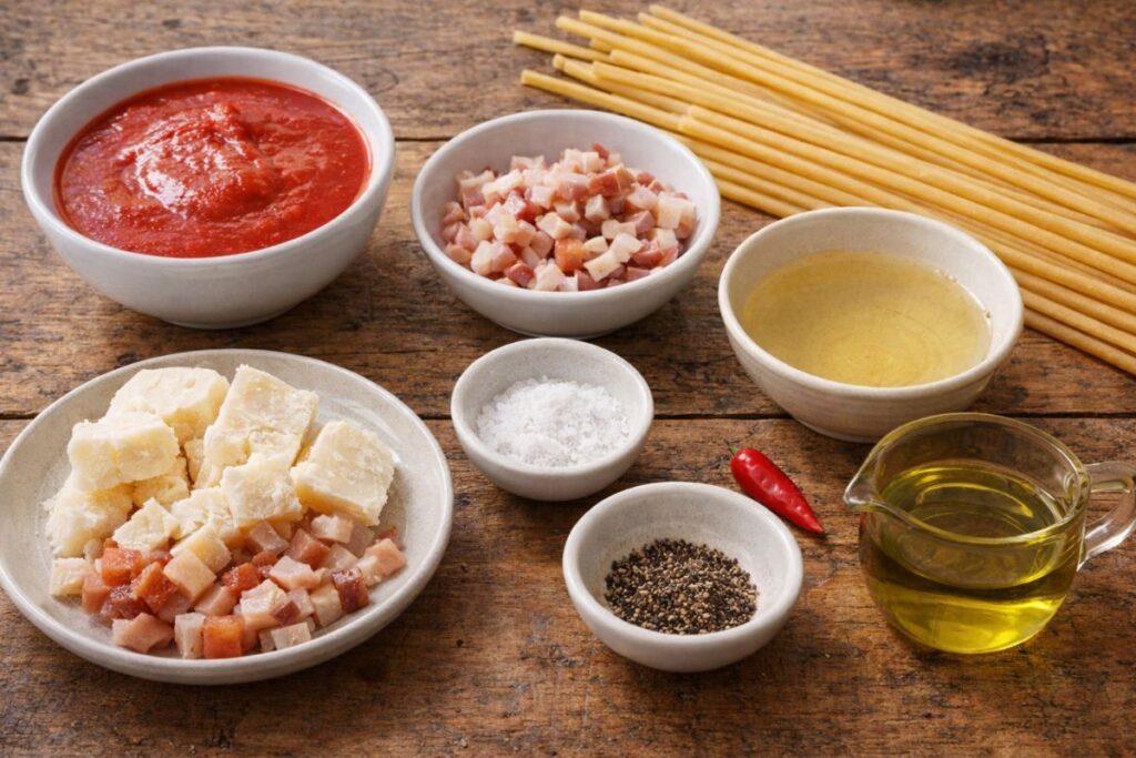 amatriciana con il Bimby ingredienti amatriciana con il Bimby, ingredienti