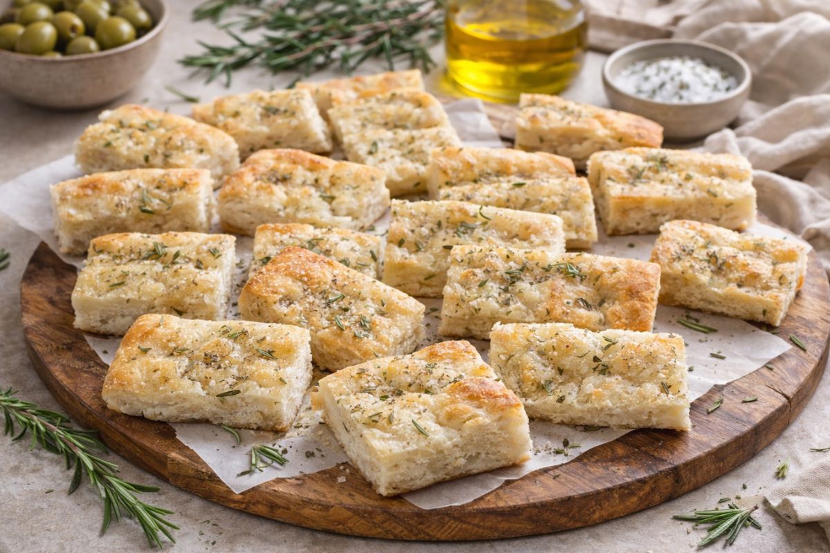È semplice ma buona, con pochi ingredienti e da accompagnare con tutto: focaccia al rosmarino con il Bimby