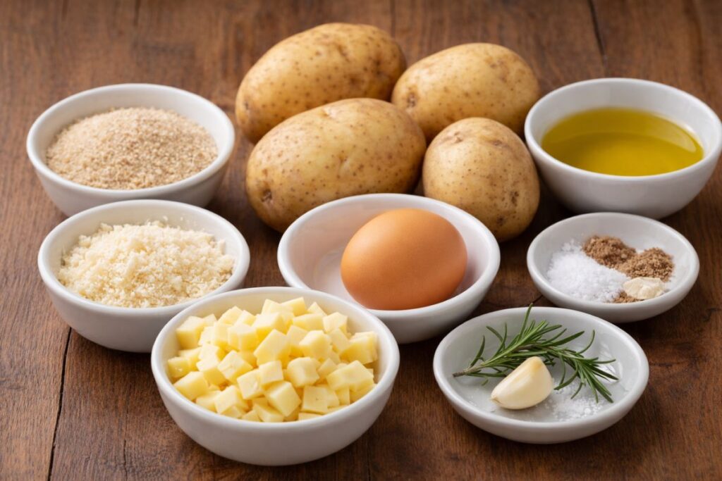 hamburger di patate con il Bimby, ingredienti