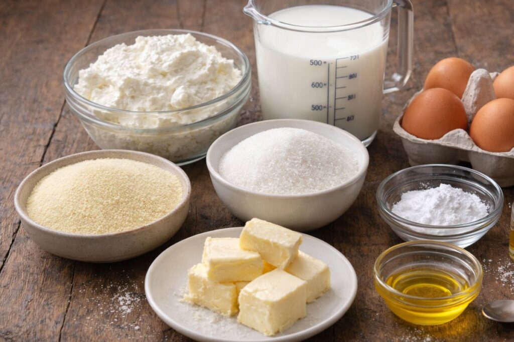 migliaccio con il Bimby, ingredienti