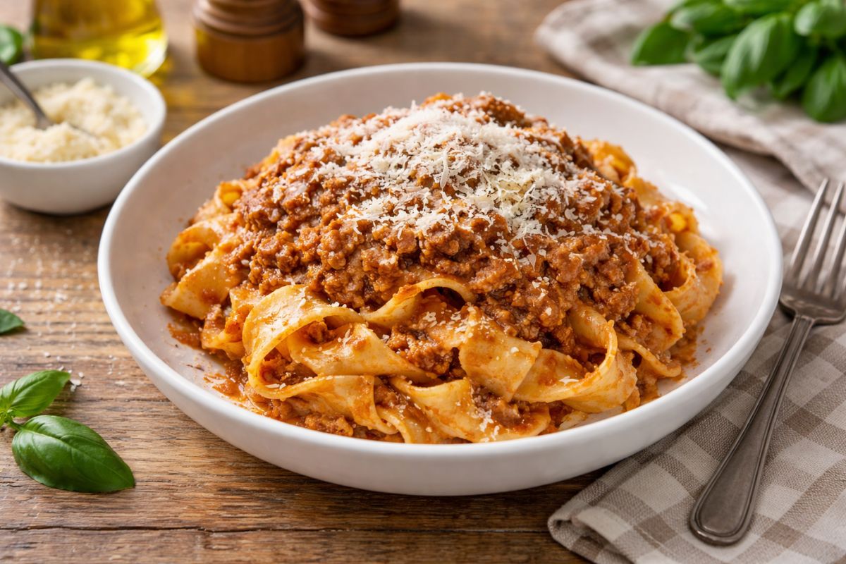 Il ragù come lo faceva nonna, ma con il Bimby: il profumo della domenica