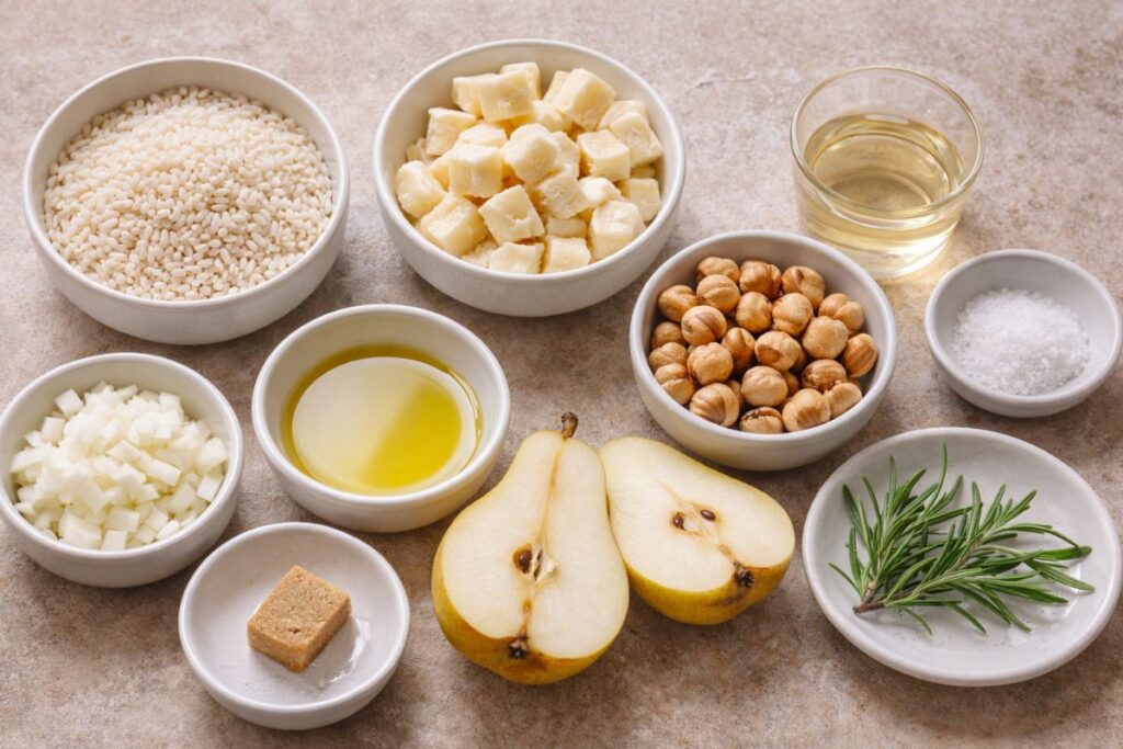 risotto alle nocciole con il Bimby, ingredienti
