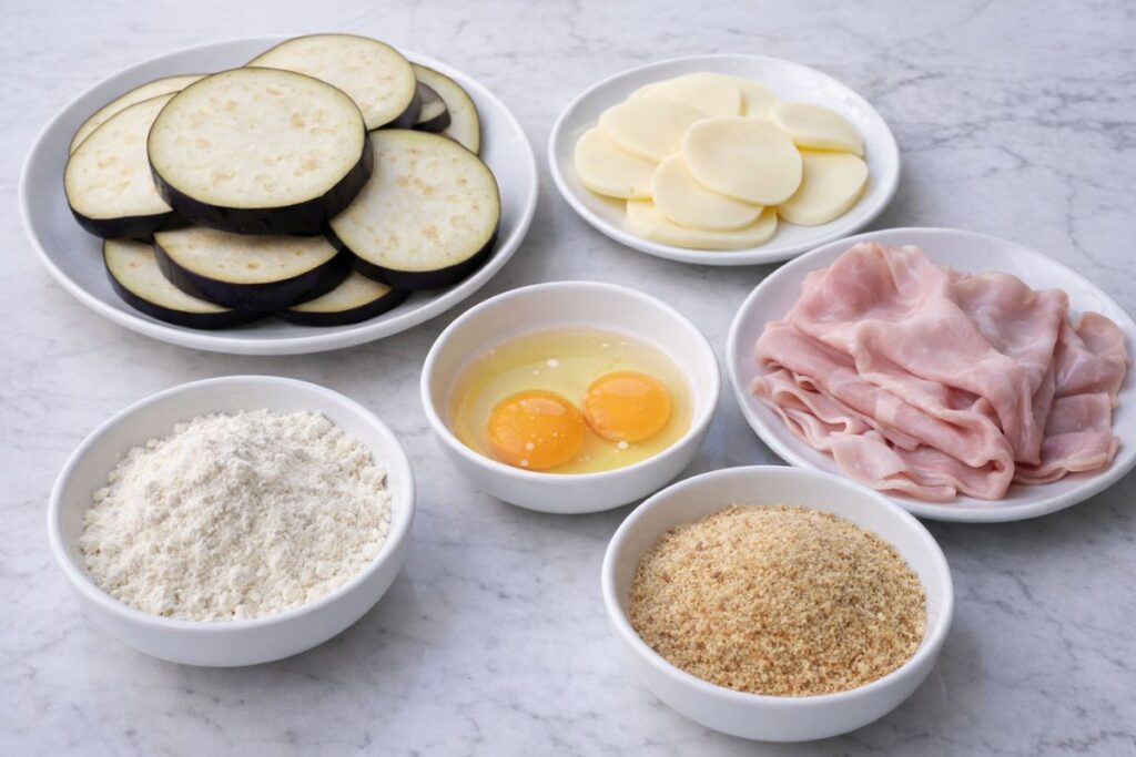 Cordon bleu di melanzane con il Bimby ingredienti Cordon bleu di melanzane con il Bimby ingredienti
