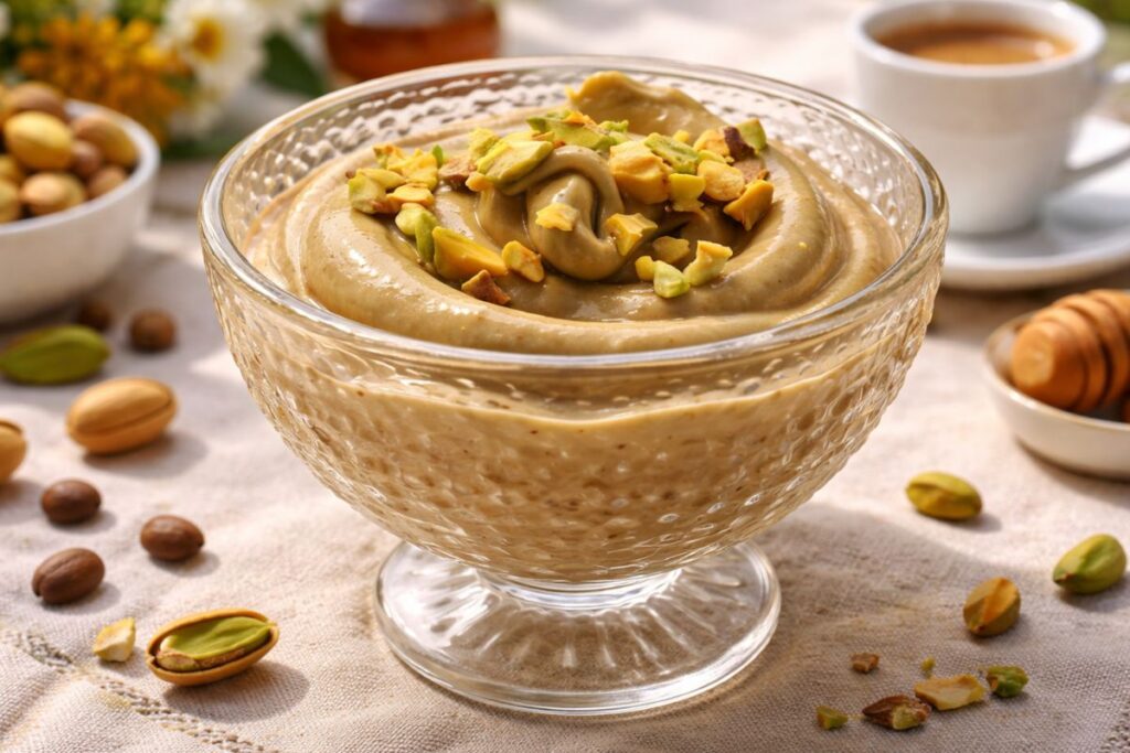 Yogurt al caffè e pistacchio con il Bimby