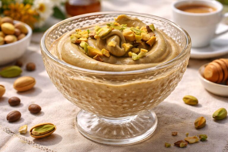 Yogurt al caffè e pistacchio con il Bimby