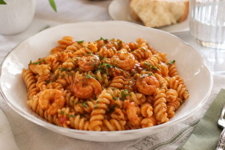 Fusilli con gamberetti e pomodoro con il Bimby