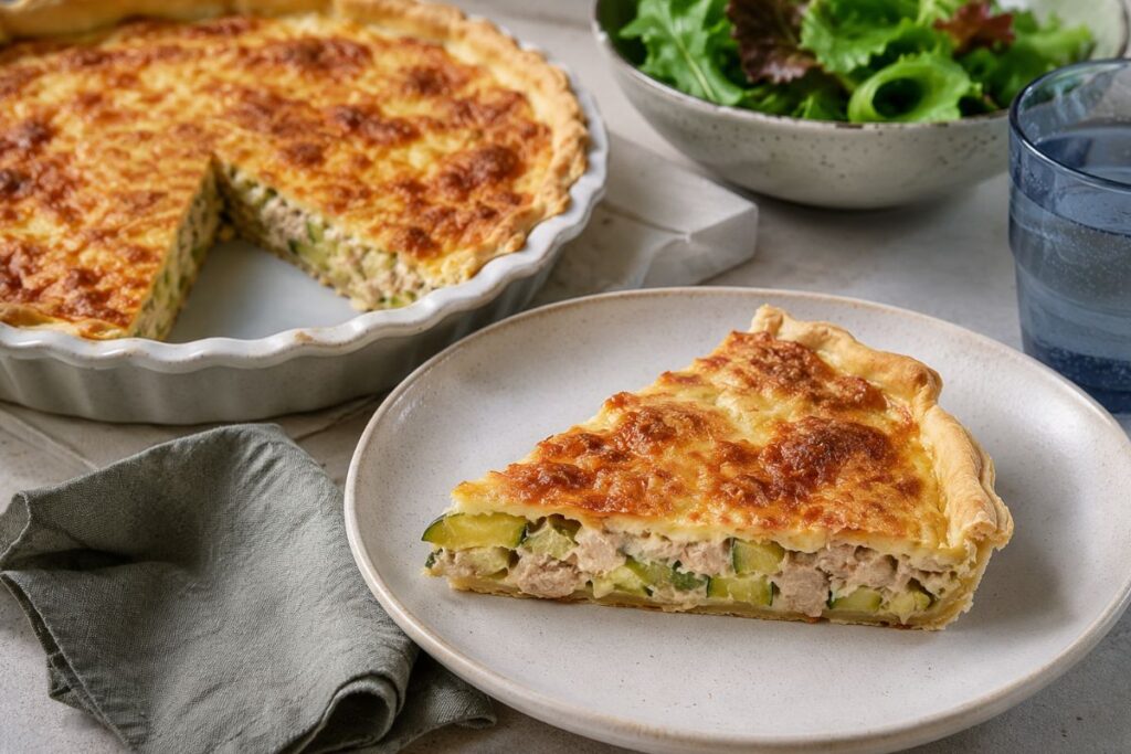 Torta con zucchine e tonno con il Bimby