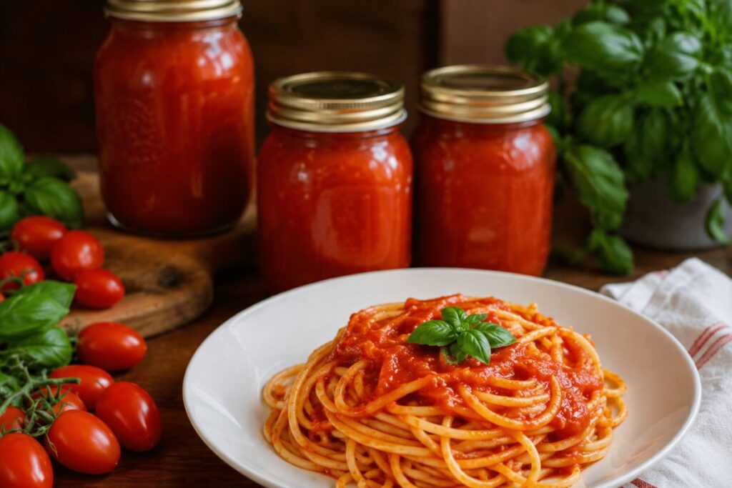 Conserva di pomodori con il Bimby