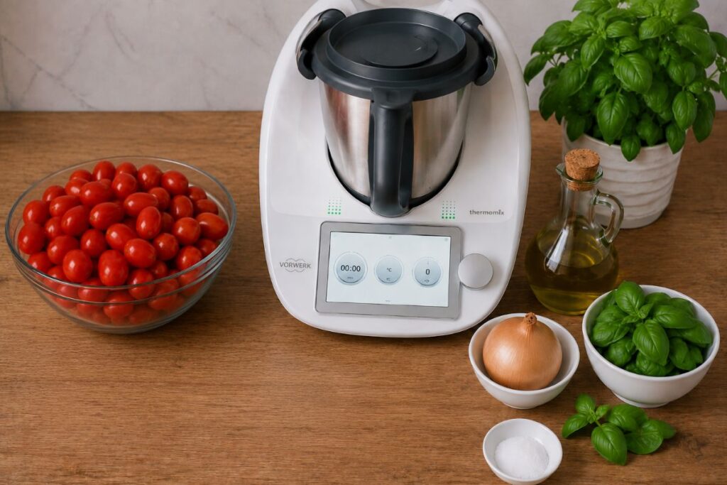 Conserva di pomodori con il Bimby, gli ingredienti