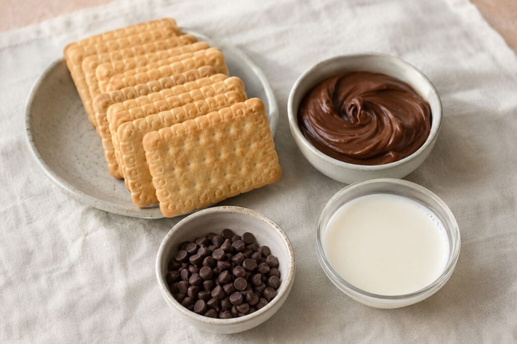 Gelati biscotto con il Bimby, ingredienti