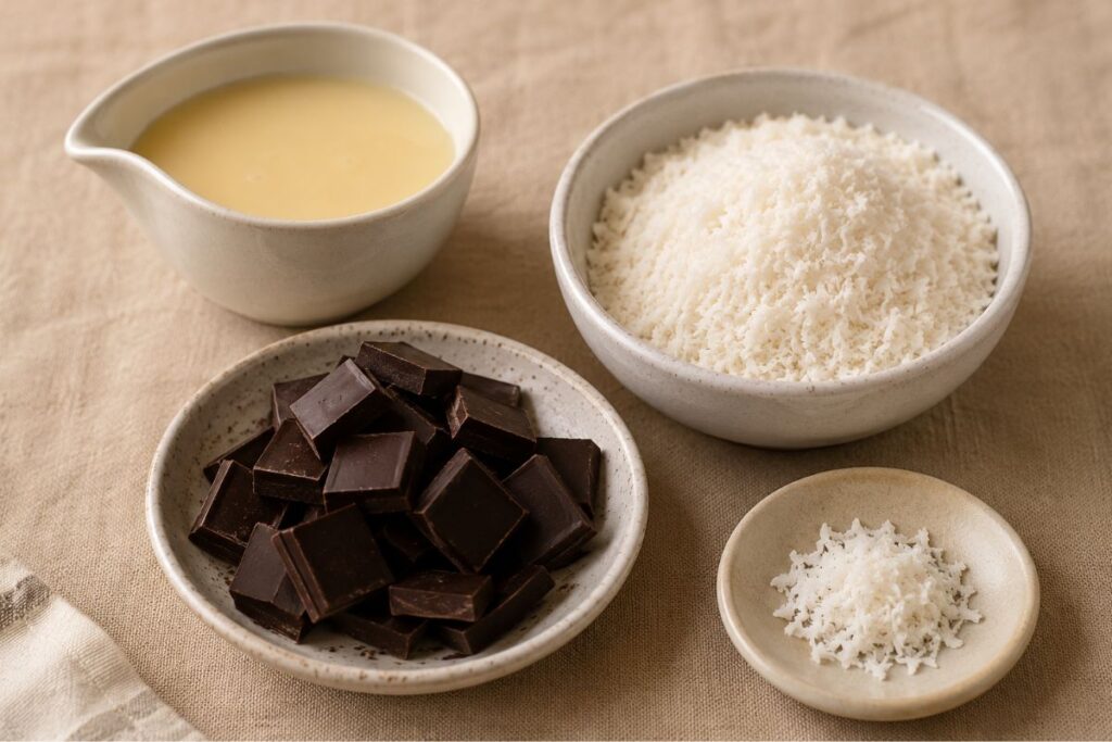 Mini bounty con il Bimby, ingredienti