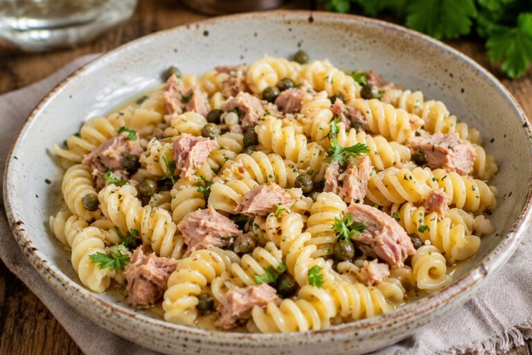 fusilli tonno capperi con il Bimby