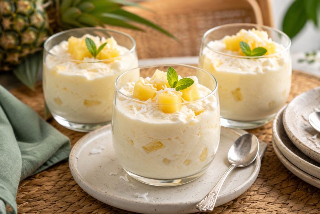 Parfait alla Pina Colada con il Bimby