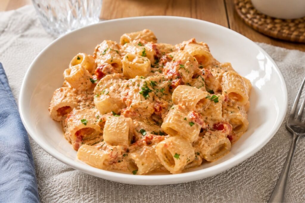 Pasta tonno, ricotta e pomodori secchi con il Bimby, ingredienti