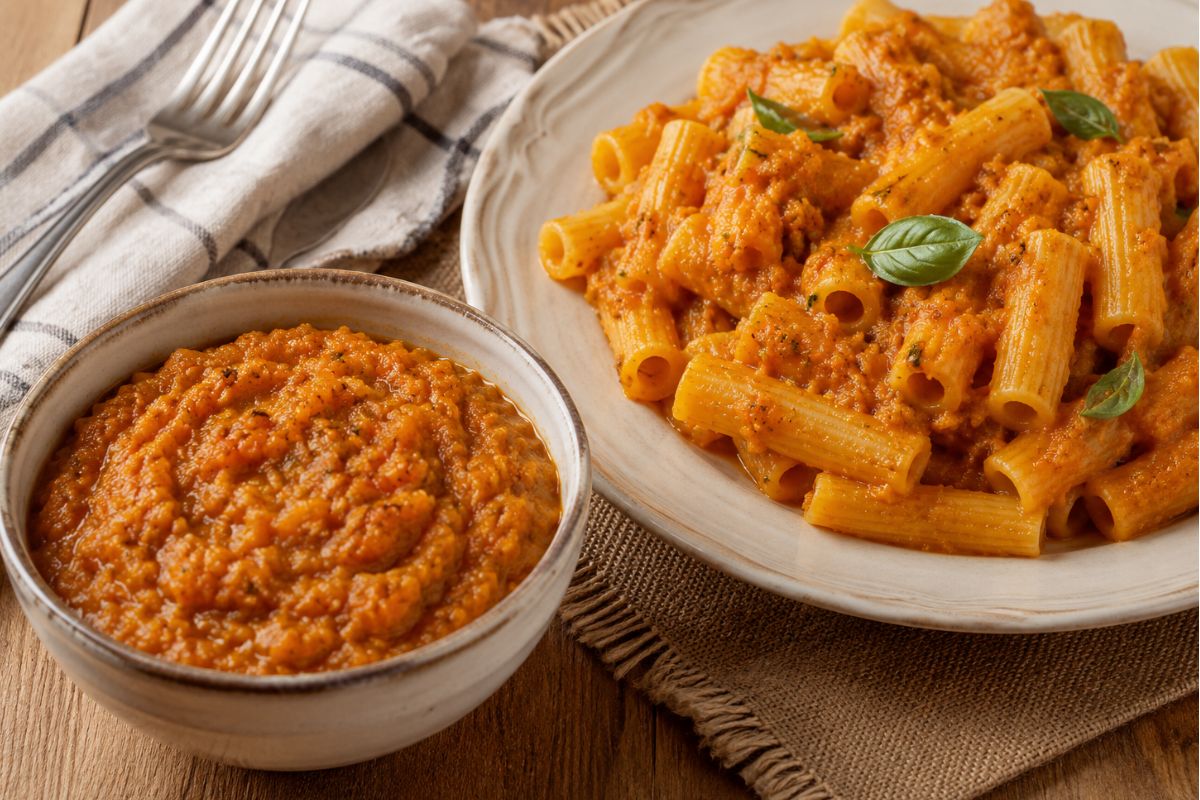 Ragu di verdure con il Bimby Il ragù di verdure che salva la settimana: lo fai con il Bimby e lo usi con tutto