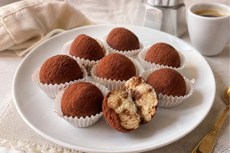 tartufini tiramisù con il Bimby