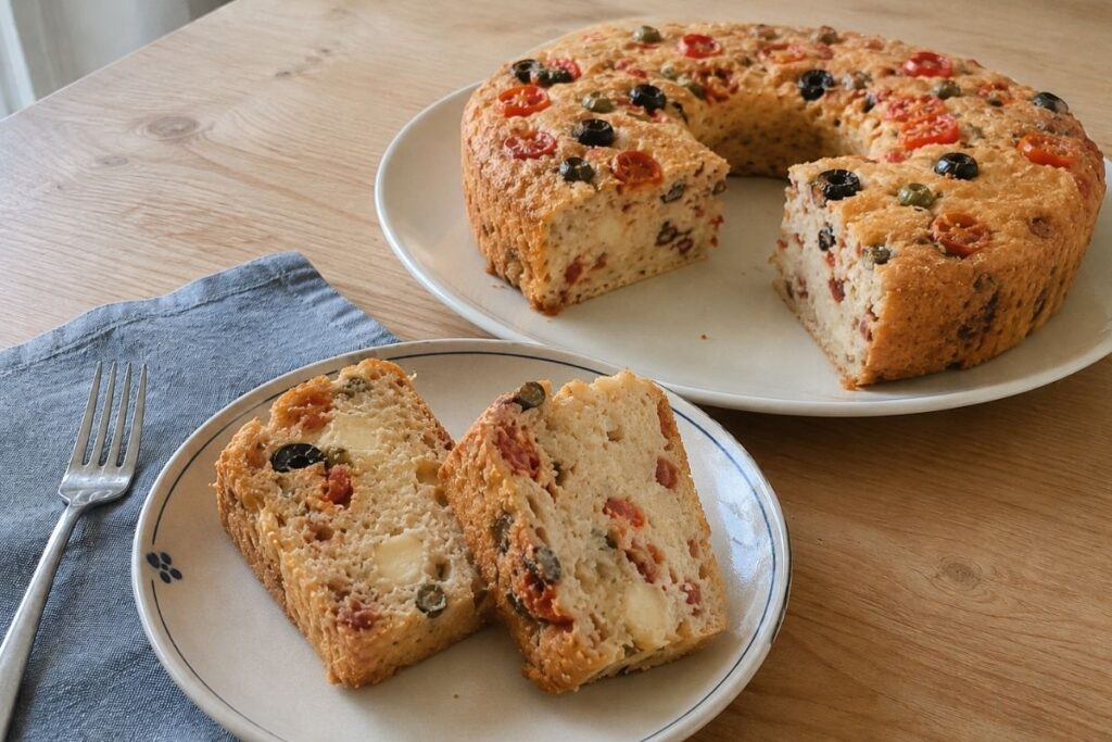 Ciambella rustica con tonno e pomodori secchi con il Bimby