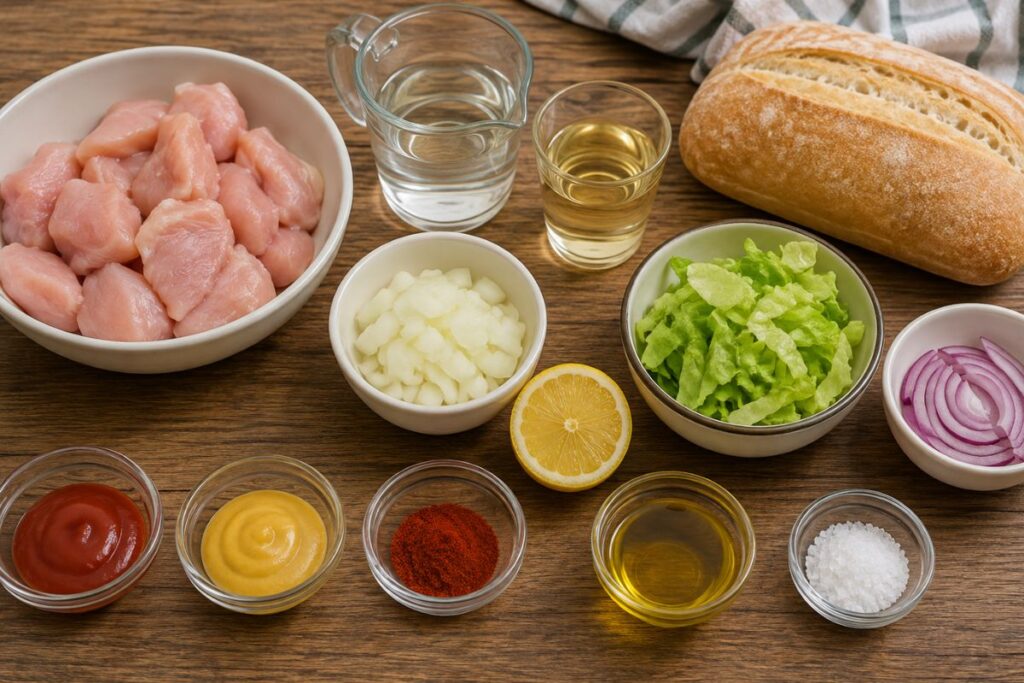 Kebab di pollo con il Bimby, ingredienti