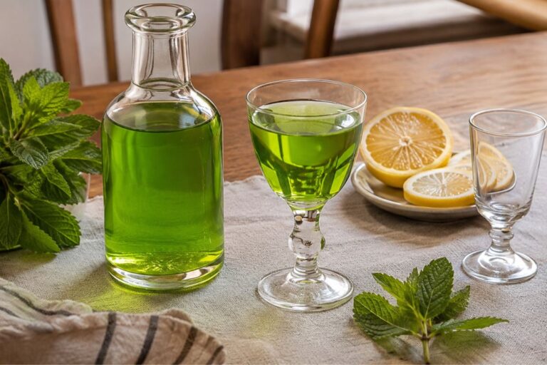 Liquore alla menta con il Bimby,