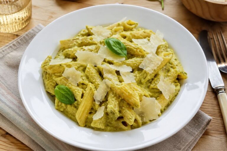 Pasta con crema di ceci e zucchine con il Bimby