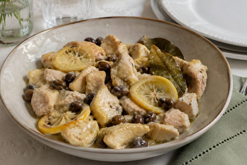 Pollo olive e limone con il Bimby