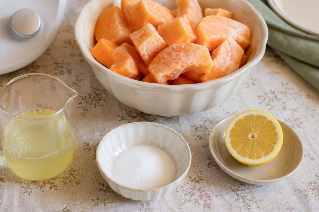 Sorbetto al melone con il Bimby, ingredienti