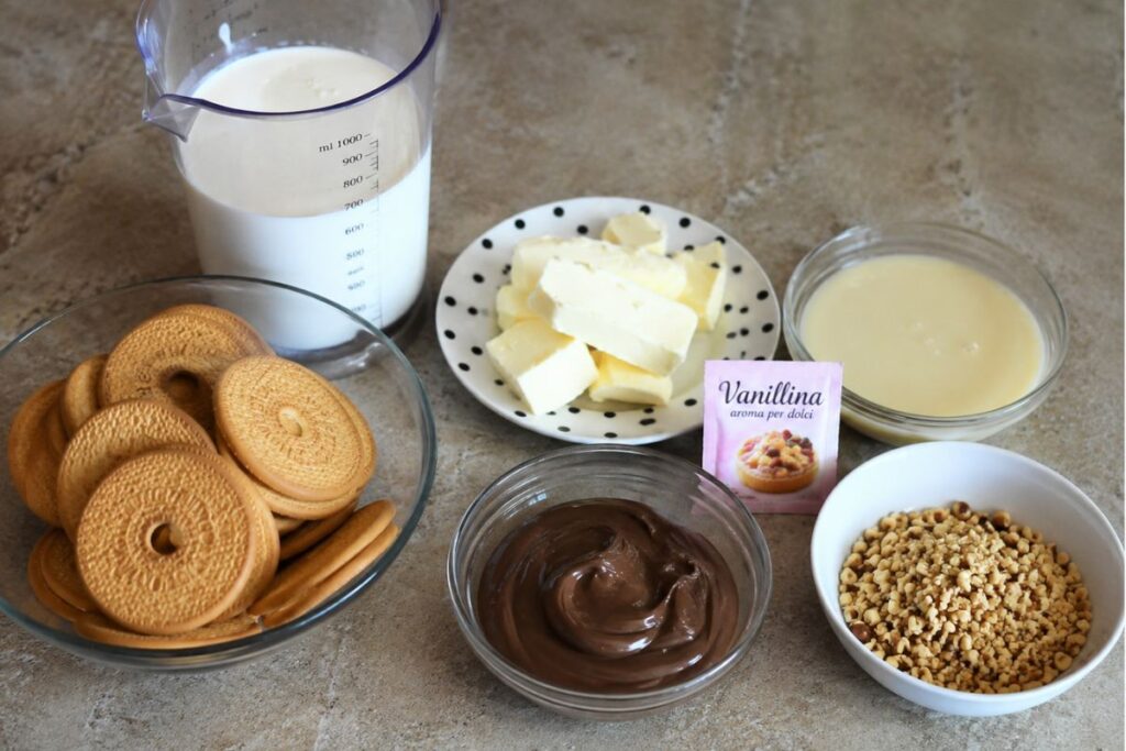 Torta Cornetto con il Bimby, ingredienti