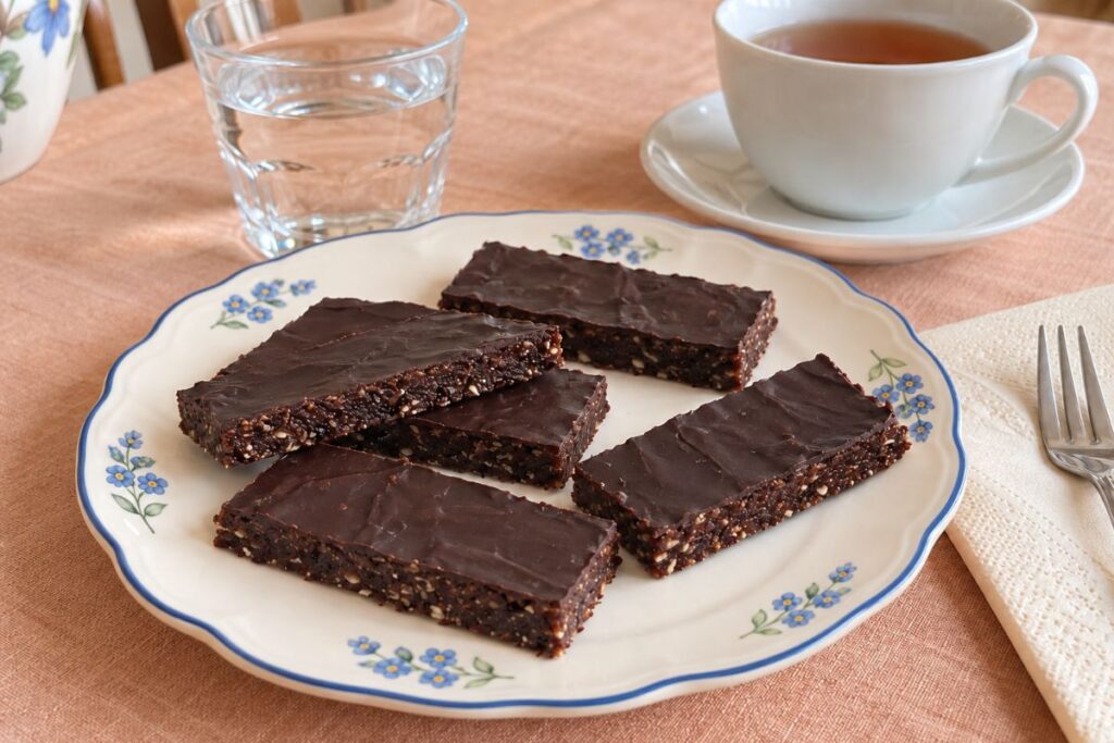 Barrette con prugne secche, mandorle e cioccolato con il Bimby