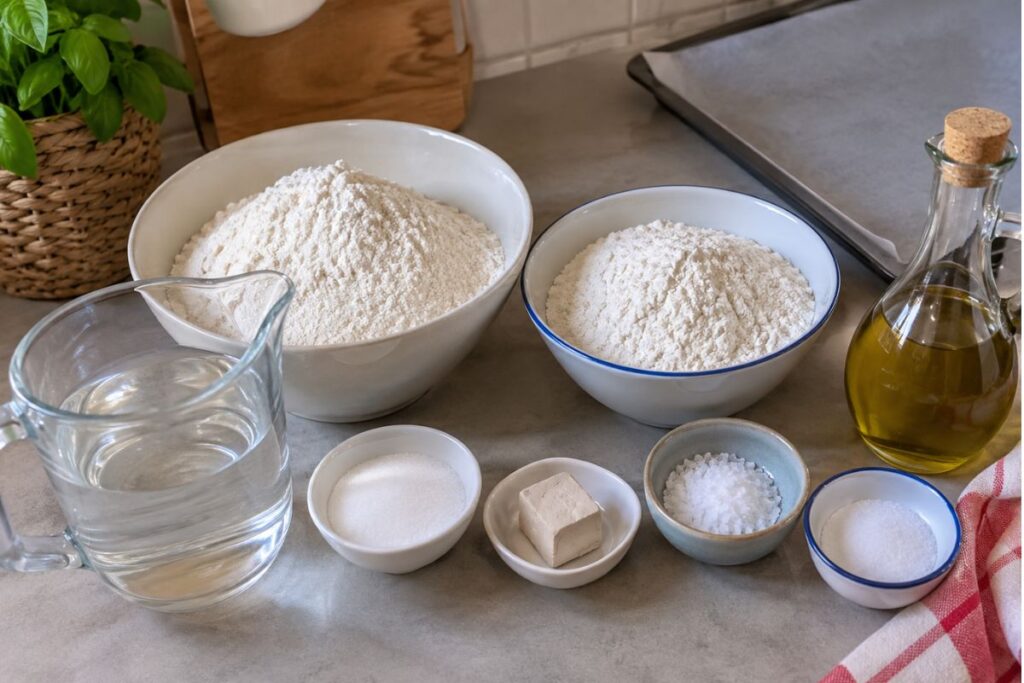 Focaccia morbida con il Bimby, ingredienti