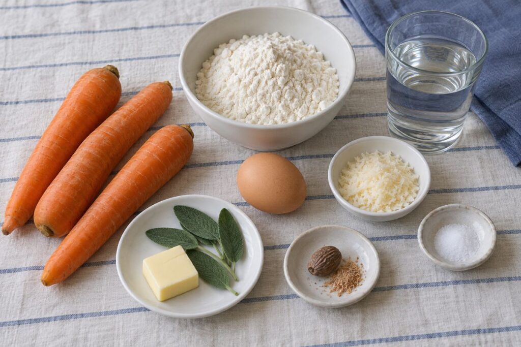 Gnocchi di carote con il Bimby ingredienti Gnocchi di carote con il Bimby, ingredienti