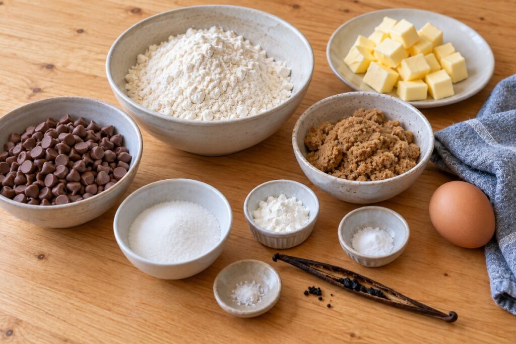 Maxi cookies al cioccolato con il Bimby, ingredienti