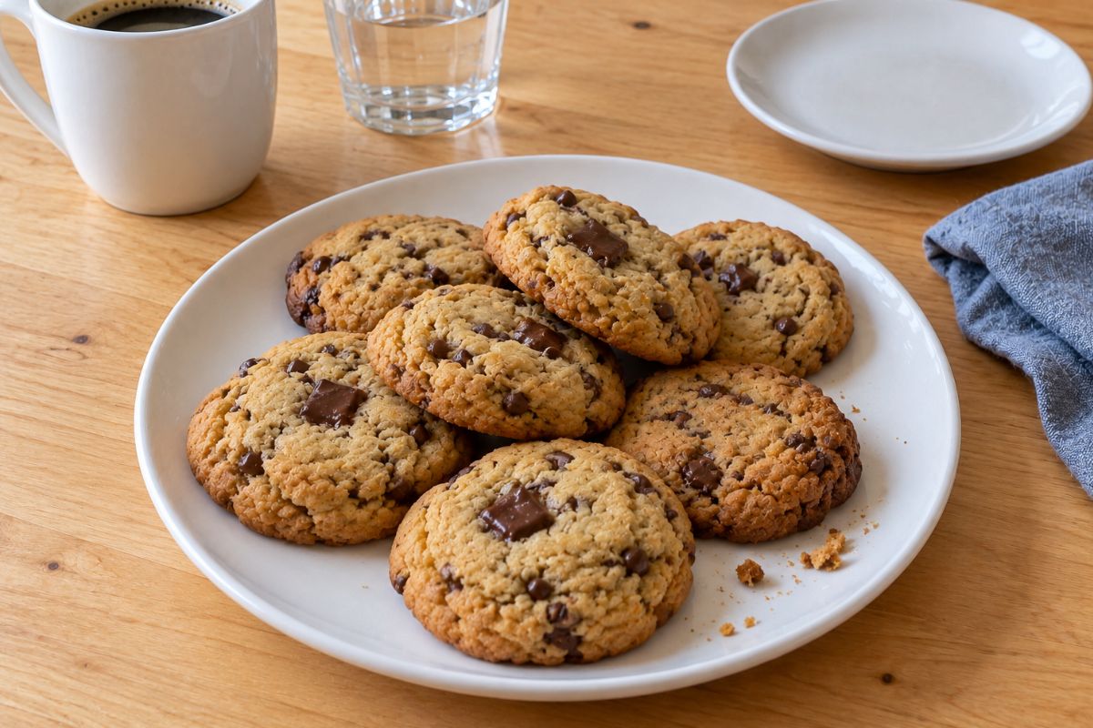 Il trucco infallibile dei cookies americani? Scoprilo con questa ricetta: i biscotti giganti con il Bimby