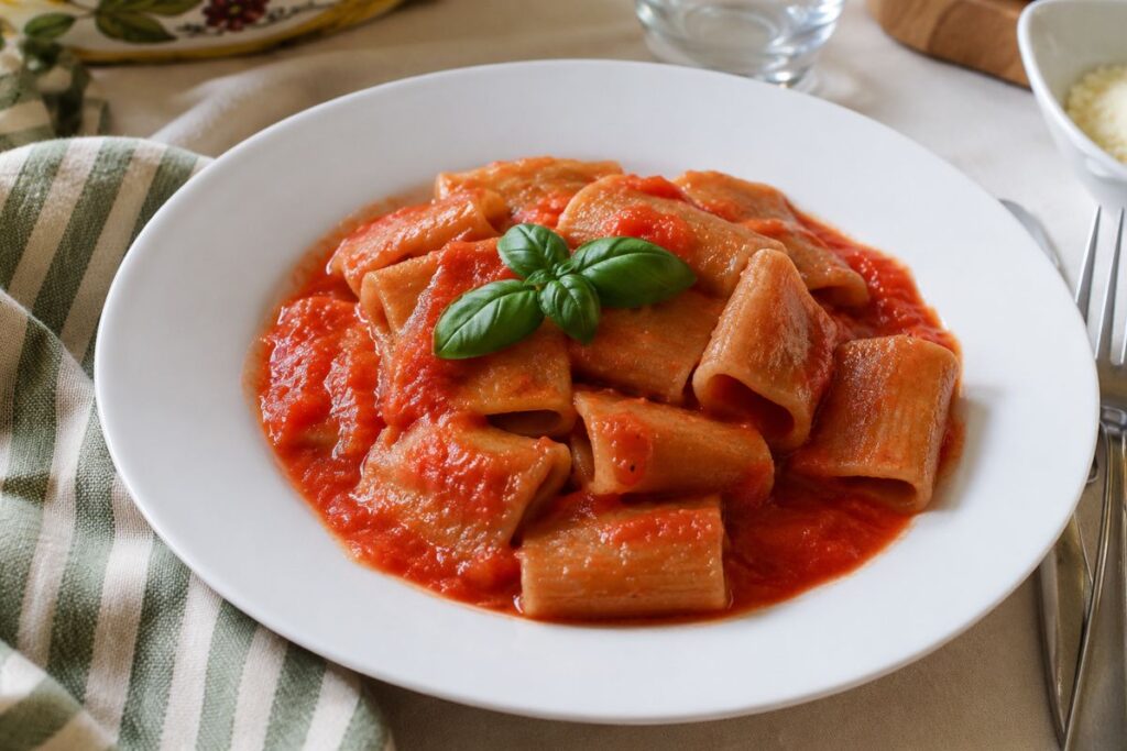 Pasta integrale al pomodoro con il Bimby