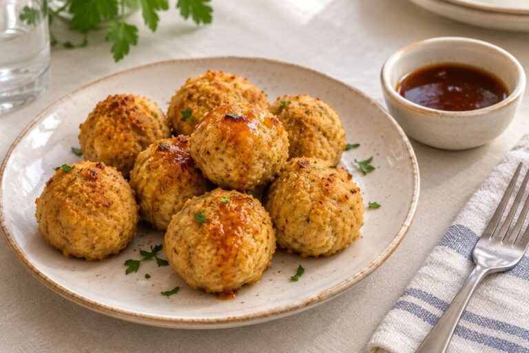 Polpette di pollo con birra e miele con il Bimby