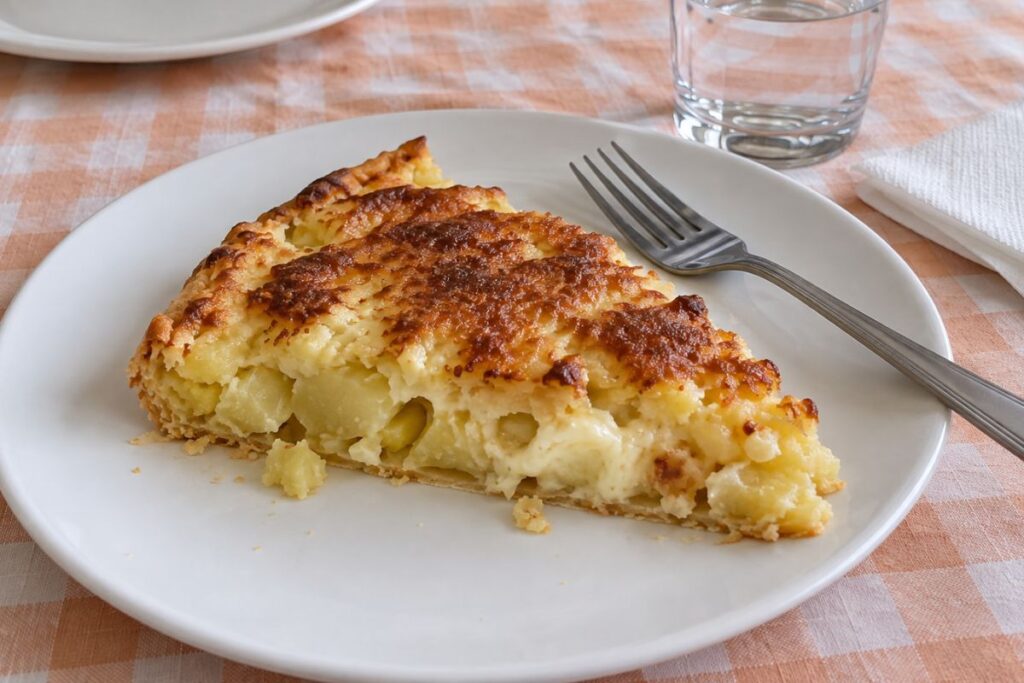 Tortino di patate con pasta brisé vegan con il Bimby