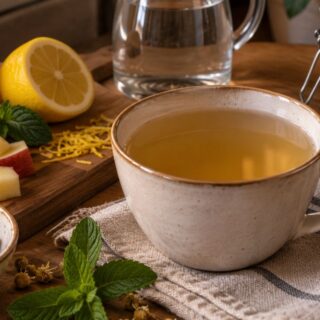 Mela, limone e 4 foglie di menta: l’infuso con il Bimby che vorrai rifare nelle sere fredde