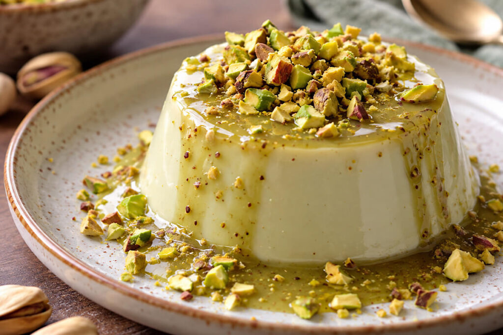 Panna cotta al pistacchio Bimby