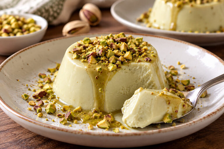 Panna cotta al pistacchio Bimby
