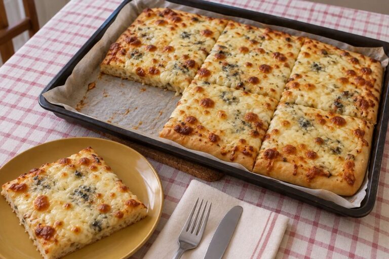 Pizza ai quattro formaggi con il Bimby