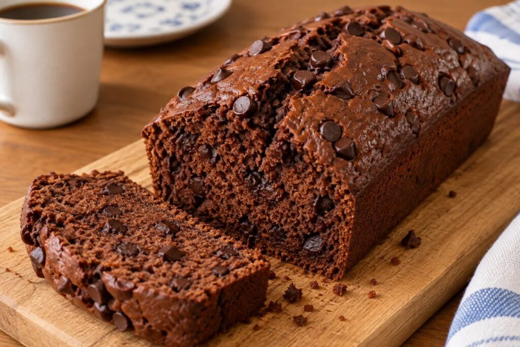 Cacao nell’impasto e gocce fondenti fino all’ultima fetta: plumcake facilissimo con il Bimby